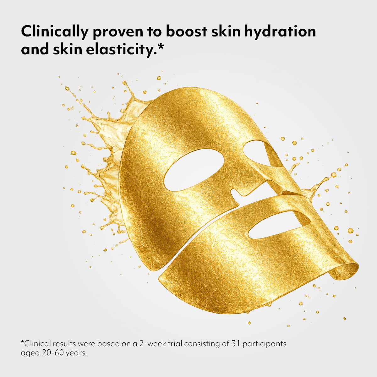 Cocomint Beauty Korean face mask with collagen shown with clinical claims of boosted skin hydration and elasticity